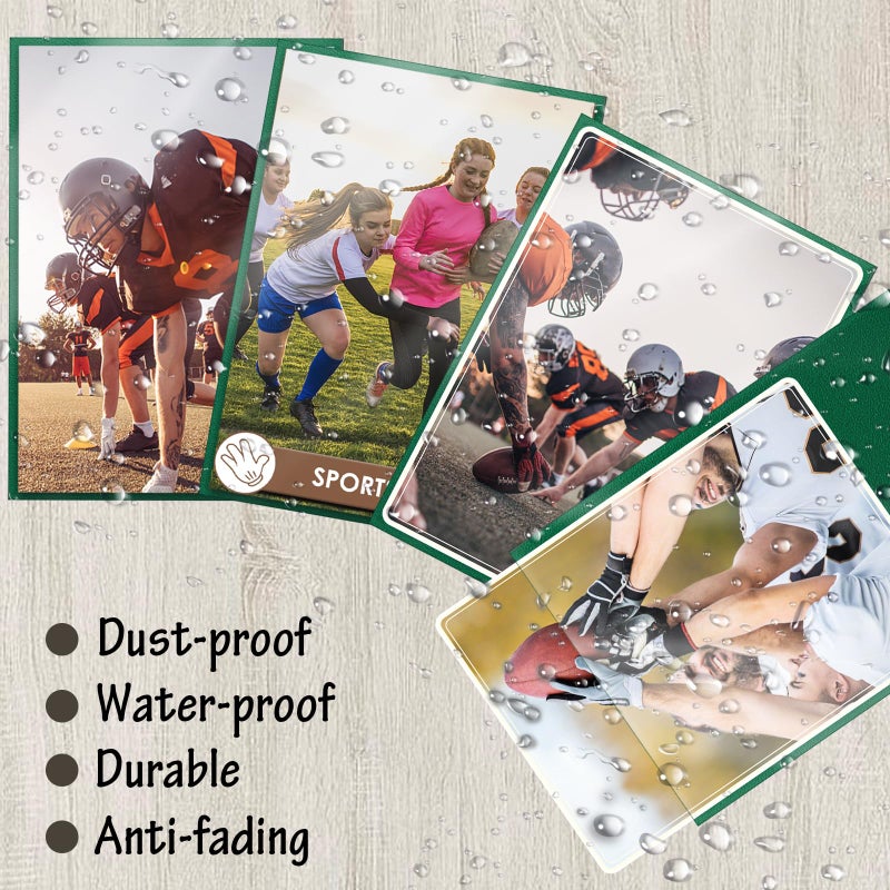 Kitoyz 500 Pcs Card Sleeves for Trading Card, Matte Card Sleeves Deck Card Protectors Compatible with Baseball Cards, Sports Cards, Game Cards (Green) - Image 3